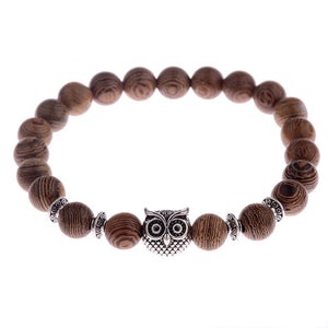 Natural Wooded Bead Bracelets