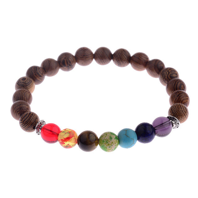 Natural Wooded Bead Bracelets