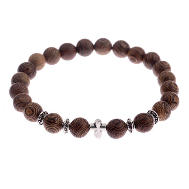 Natural Wooded Bead Bracelets