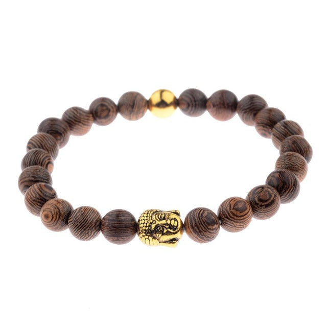 Natural Wooded Bead Bracelets