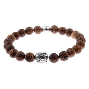 Natural Wooded Bead Bracelets