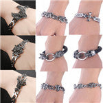 Ancient Skull Chain Bracelet