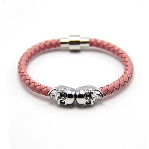 Double Gold Skull Bracelet