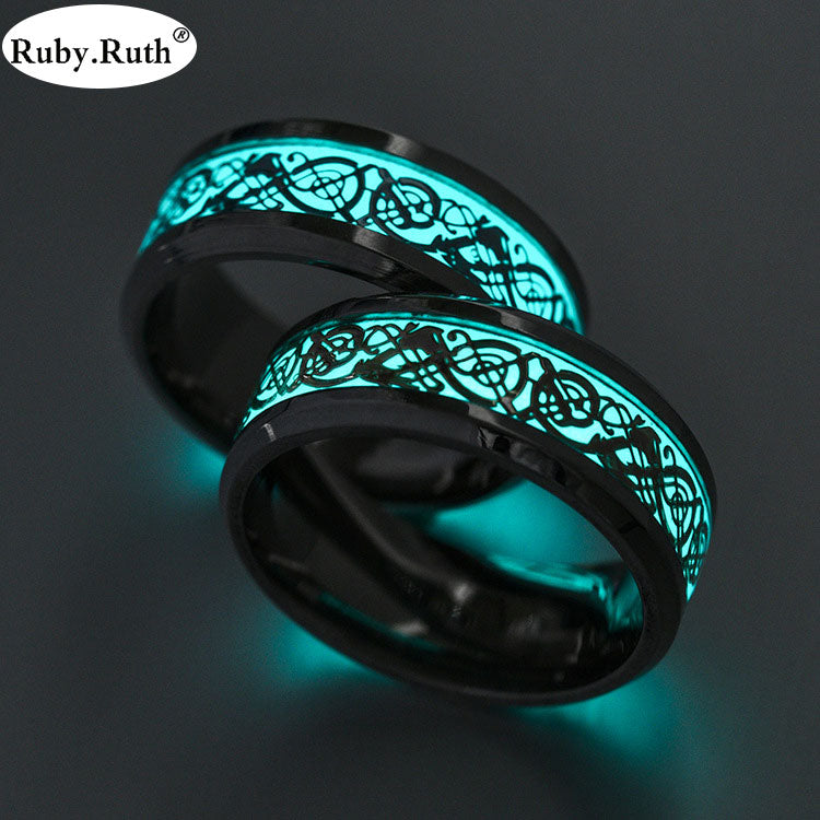 Luminous Plated Silver Rings