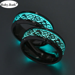 Luminous Plated Silver Rings