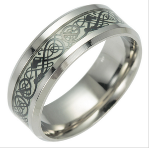 Luminous Plated Silver Rings