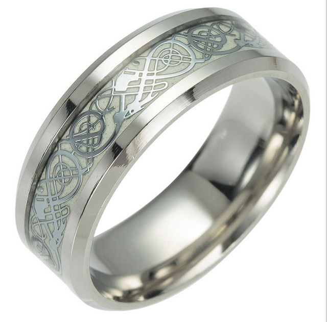Luminous Plated Silver Rings