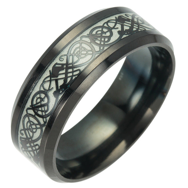 Luminous Plated Silver Rings