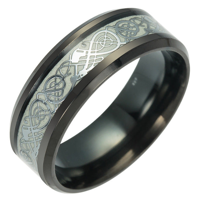 Luminous Plated Silver Rings