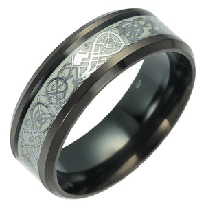 Luminous Plated Silver Rings