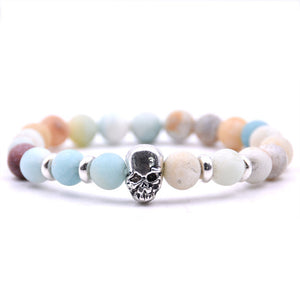 LAVA STONE SKULL BRACELETS