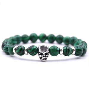 LAVA STONE SKULL BRACELETS