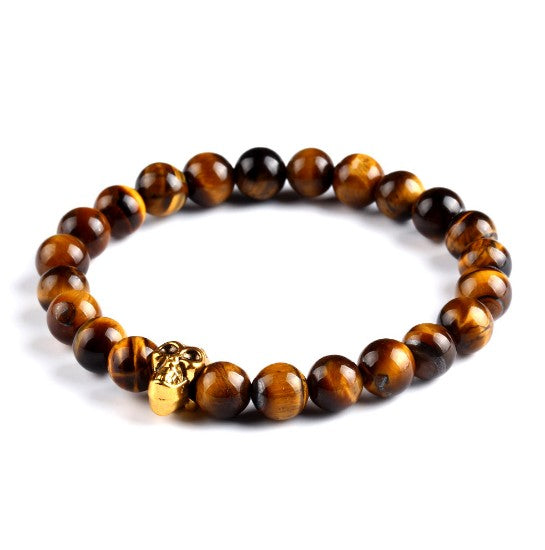 Beaded Skull Bracelet