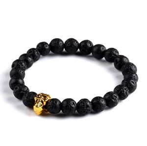 Beaded Skull Bracelet