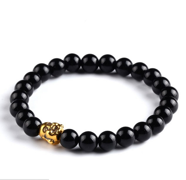 Beaded Skull Bracelet