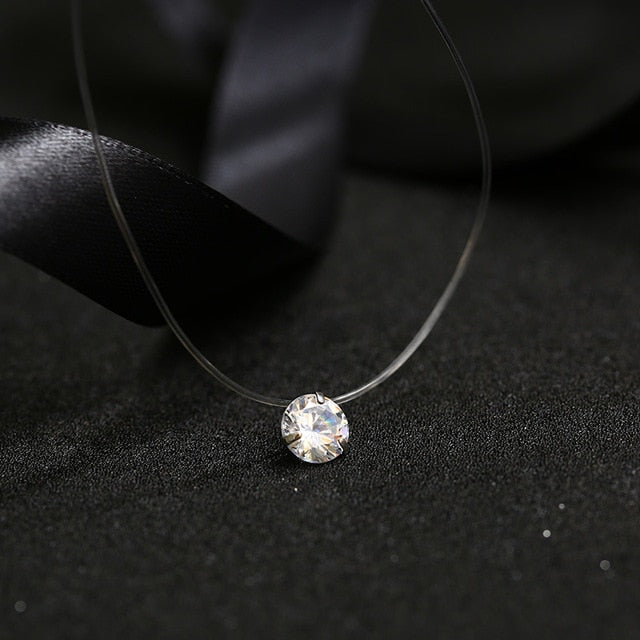DAZZLING 9 COLORS DIAMOND LOOK NECKLACE