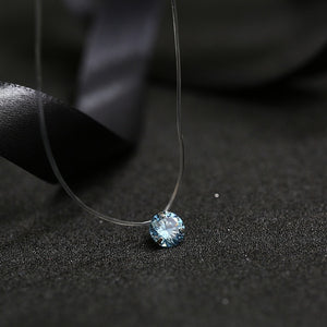 DAZZLING 9 COLORS DIAMOND LOOK NECKLACE