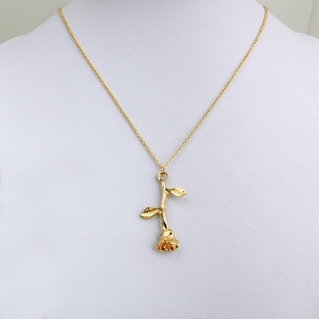 STUNNING ROSE NECKLACES OF ULTRA BEUATY