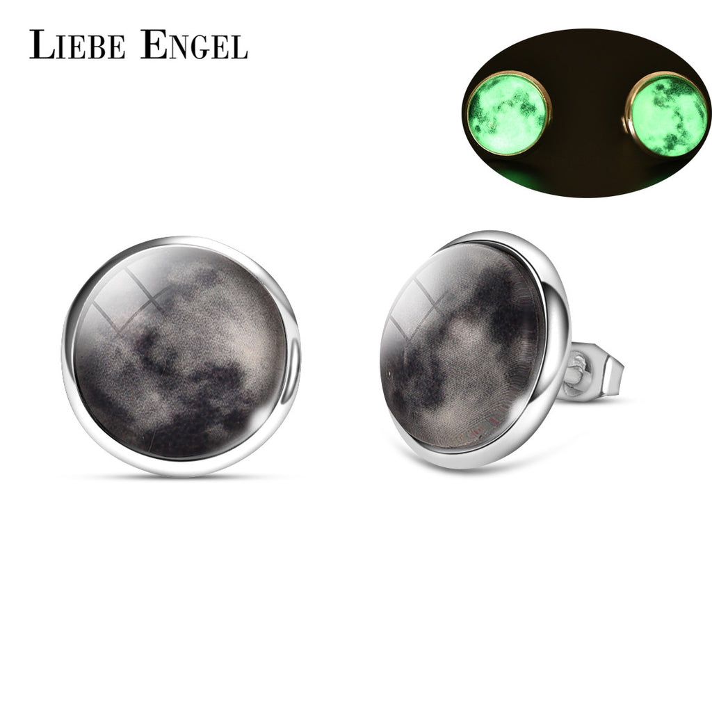 Glow in the Dark MOON Earrings