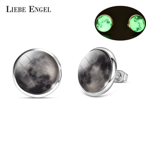 Glow in the Dark MOON Earrings