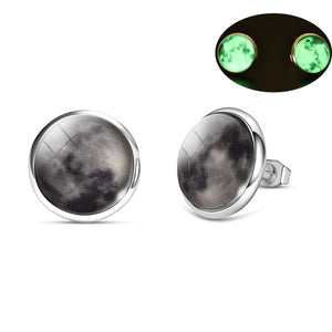 Glow in the Dark MOON Earrings