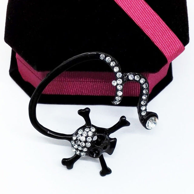 1PCS Skull Ear Cuff Earrings