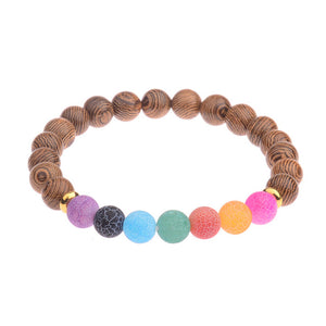 Natural Wooded Bead Bracelets