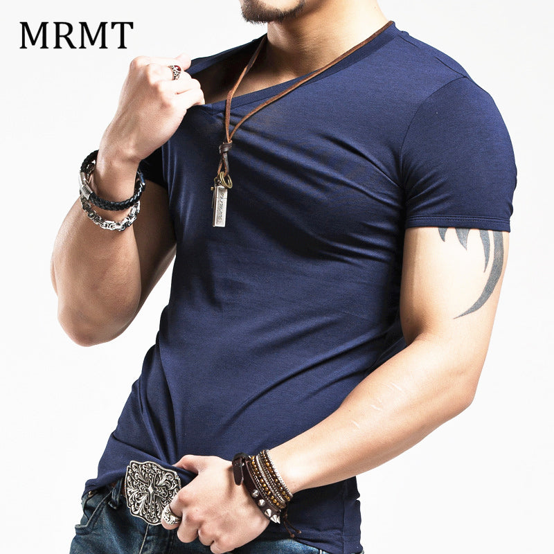 MEN'S SEXY V-NECK FITNESS T-SHIRTS (2PCS)