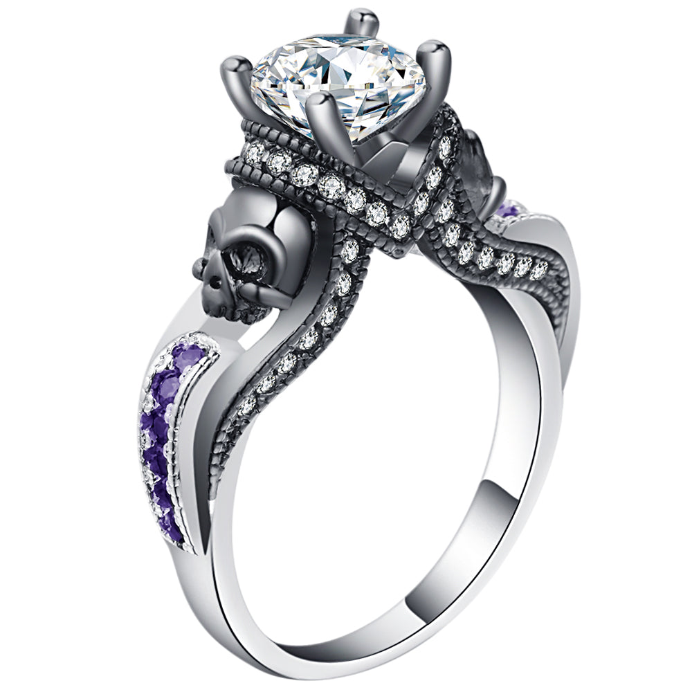Skulls Jewel Ring