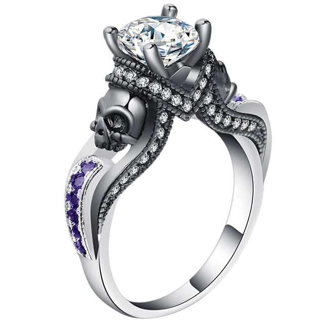 Skulls Jewel Ring
