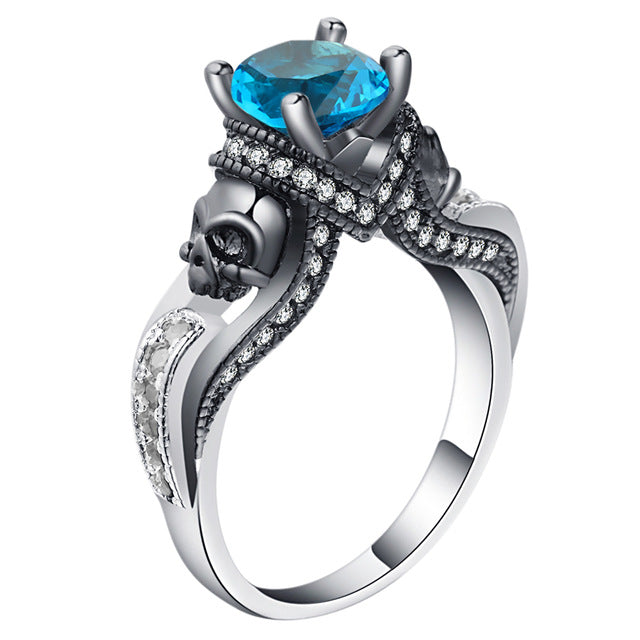 Skulls Jewel Ring