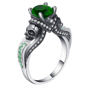Skulls Jewel Ring