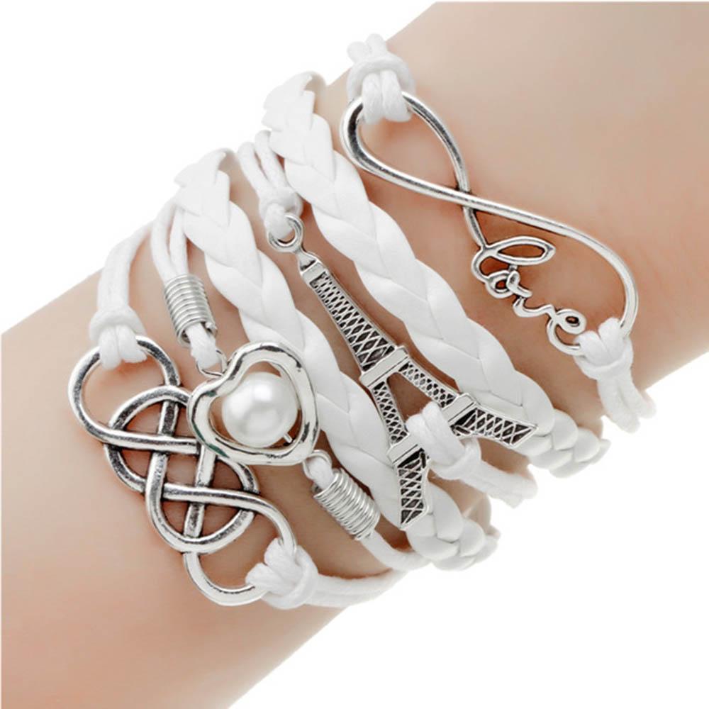 Fashionable Infinite Bracelet Set