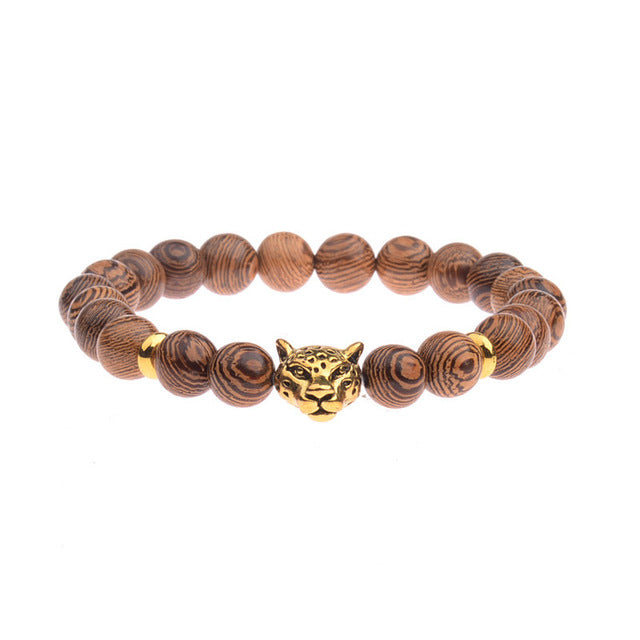 Natural Wooded Bead Bracelets