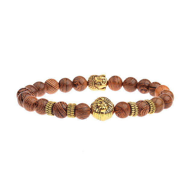 Natural Wooded Bead Bracelets