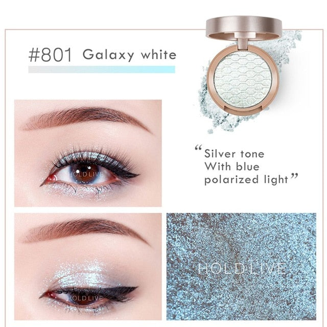 HOLD LIVE 10Colors Sunset City Eyeshadow Palette 2018 New Pigment Shine Gold Green Pigment Glitter Eye Shadow Pallete Makeup Set