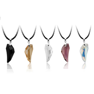 Couples Hot Crystal Wolf Teeth Necklace