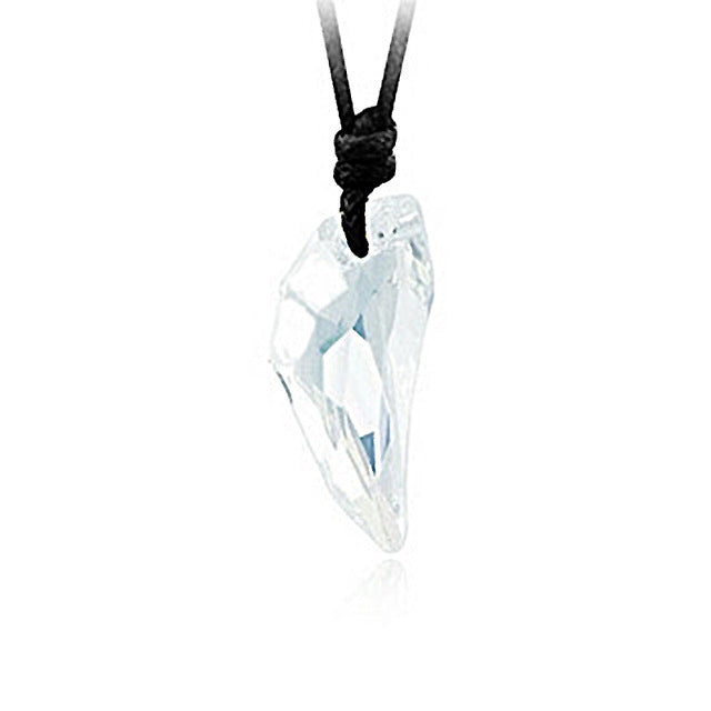 Couples Hot Crystal Wolf Teeth Necklace