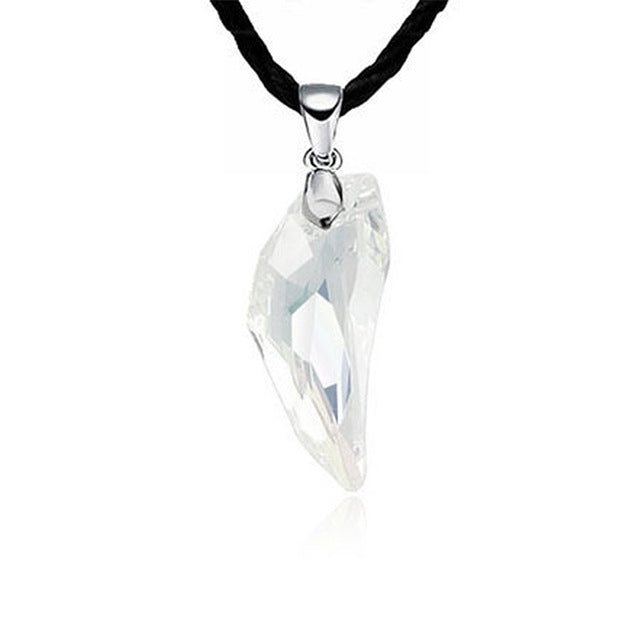 Couples Hot Crystal Wolf Teeth Necklace