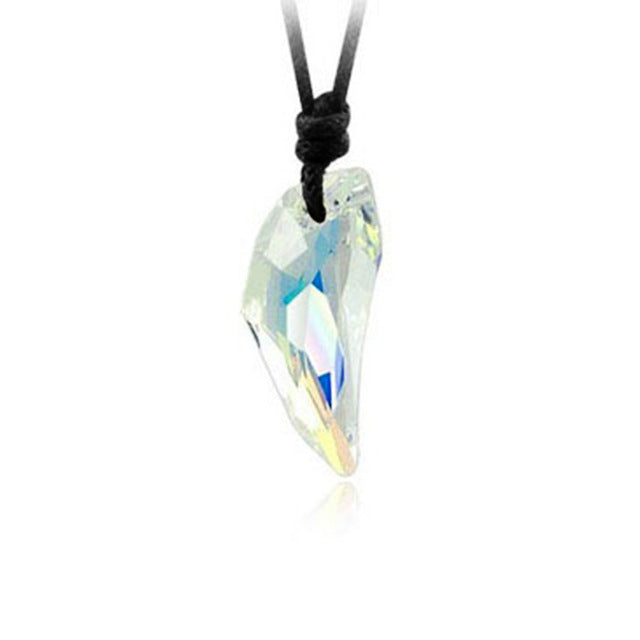 Couples Hot Crystal Wolf Teeth Necklace
