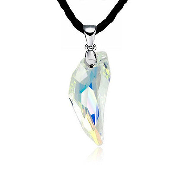 Couples Hot Crystal Wolf Teeth Necklace