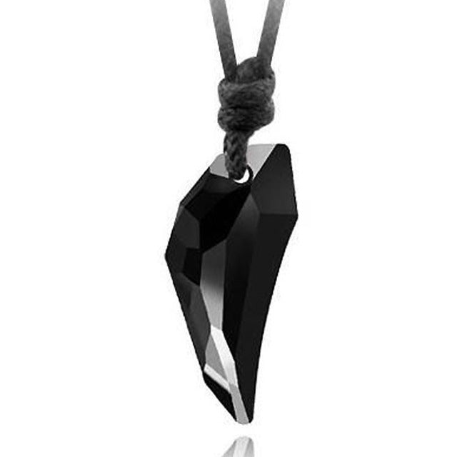 Couples Hot Crystal Wolf Teeth Necklace