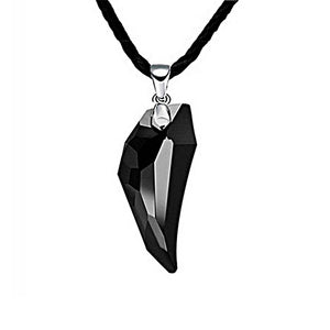 Couples Hot Crystal Wolf Teeth Necklace