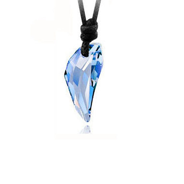 Couples Hot Crystal Wolf Teeth Necklace