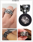 Rock n Roll Skull Ring