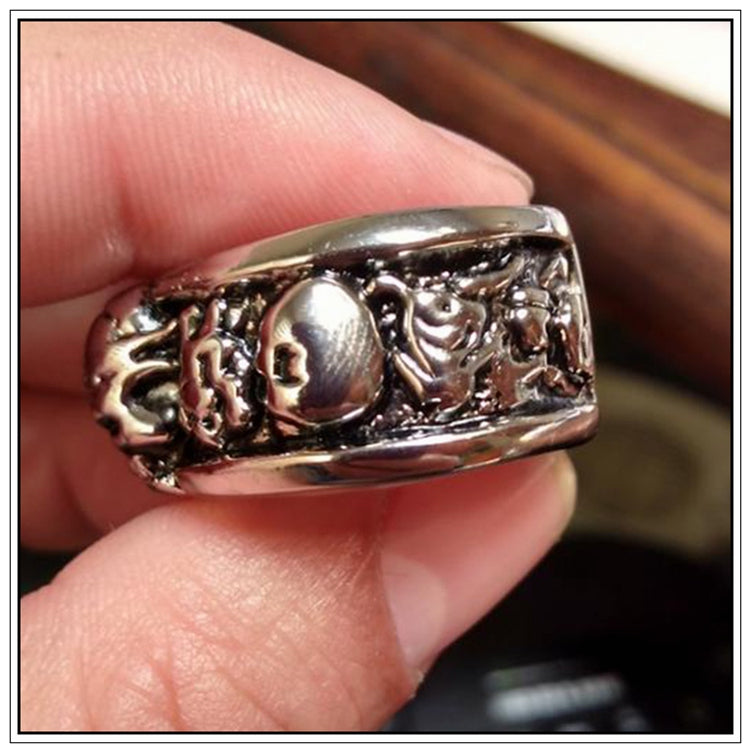 Rock n Roll Skull Ring