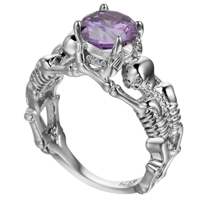 Skeletons Two Lovers Ring