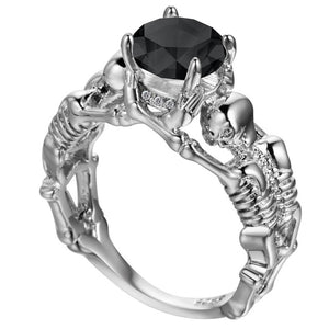 Skeletons Two Lovers Ring