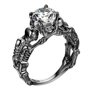 Skeletons Two Lovers Ring