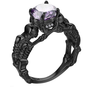 Skeletons Two Lovers Ring